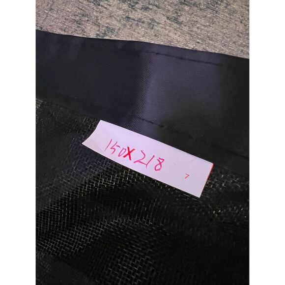 LYGFZ Black Center Opening Magnetic Screen Door 59" x 85.8" - Picture 7 of 8